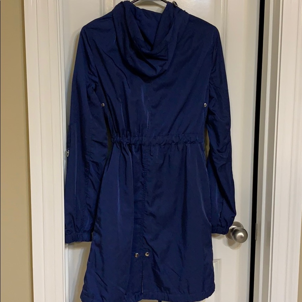 Navy rain jacket - Picture 2 of 3